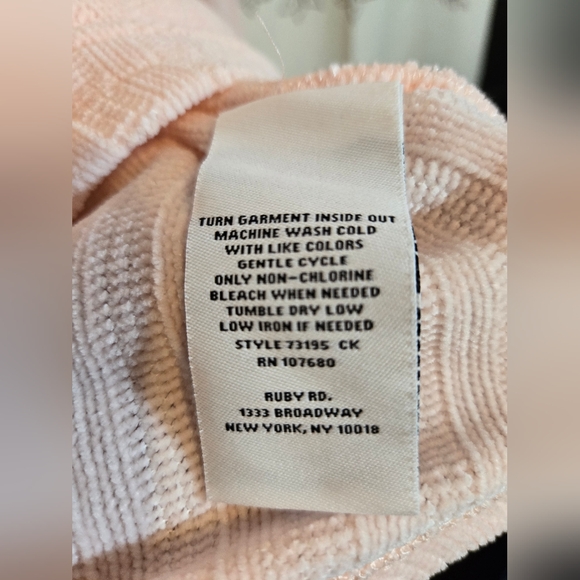 Ruby Rd. Light Pink Buttoned Sweater - Picture 4 of 4